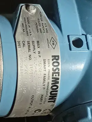 USED ROSEMOUNT 3051CDA02A1AS5C604