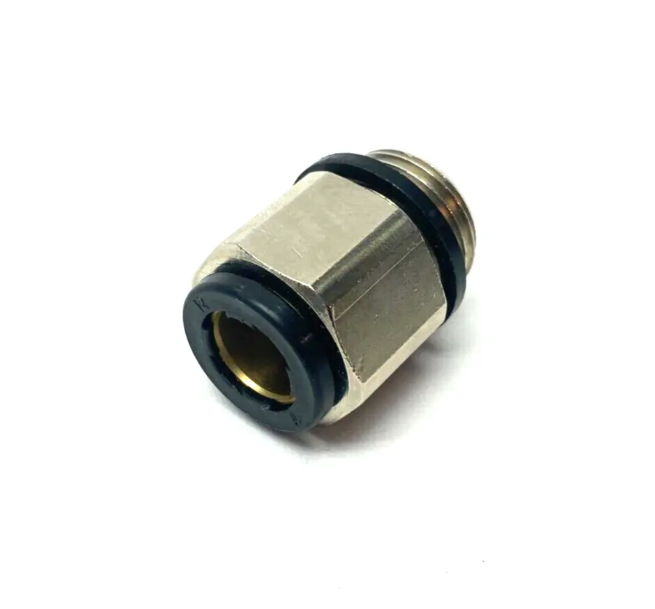 New | in-Stock PARKER PNEUMATIC PUSH-IN FITTING 1/2" BSPP THREAD 12MM TUBE Hoses | Maverick Industrial Sales #1114111