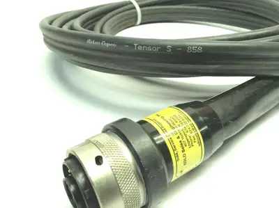 Used Atlas Copco Tensor S 858 Cable for Handheld Tool Nutrunner Motor Control Parts Michigan US | Maverick Industrial Sales #1401650
