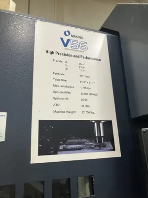 USED 2007 MAKINO V-56