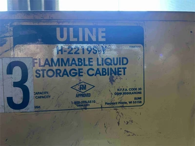 Used ULINE H-2219S-Y Hazardous Storage Units California US | MachineryMax #1337463