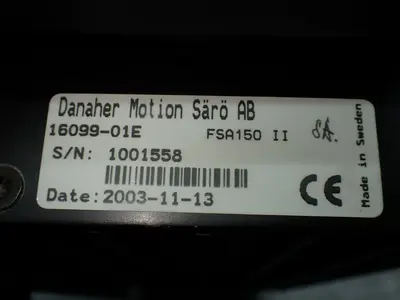 USED DANAHER MOTION 1609901E