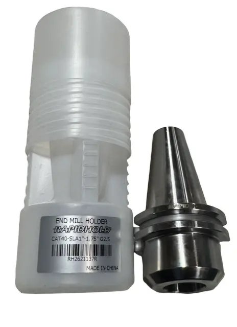 RapidHold CAT-40-SLA End Mill Holder 1" x 1.75" G2.5 Balanced