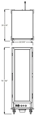 WINHOLT NHPL-1825-UNC-DGT Mobile Heater Proofer | Harvest Equipment and Fabrication Inc (2)