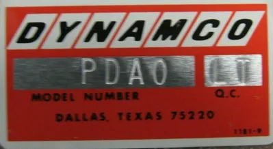 NEW DYNAMCO PDA1-LT SOLENOID VALVE PDA0-LT PDA1LT