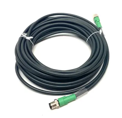 USED PHOENIX CONTACT DOUBLE ENDED SENSOR/ACTUATOR CORDSET 8-POS