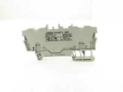 Wago 2001-1401 Feed Through Terminal Block 2.5 mm² 800V Spring Cage Lot of 82