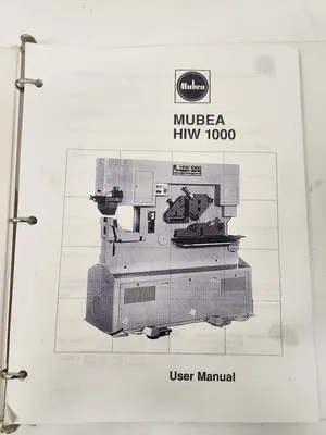 2001 MUBEA HIW-1000/610 Fabricating/Presses, Iron Worker | Machinery Central (21)