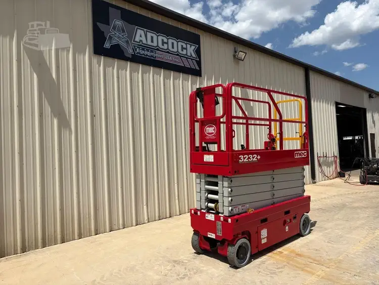 New | in-Stock 2026 MEC 3232+ Scissor Lifters Texas US | Adcock Equipment USA #1524567