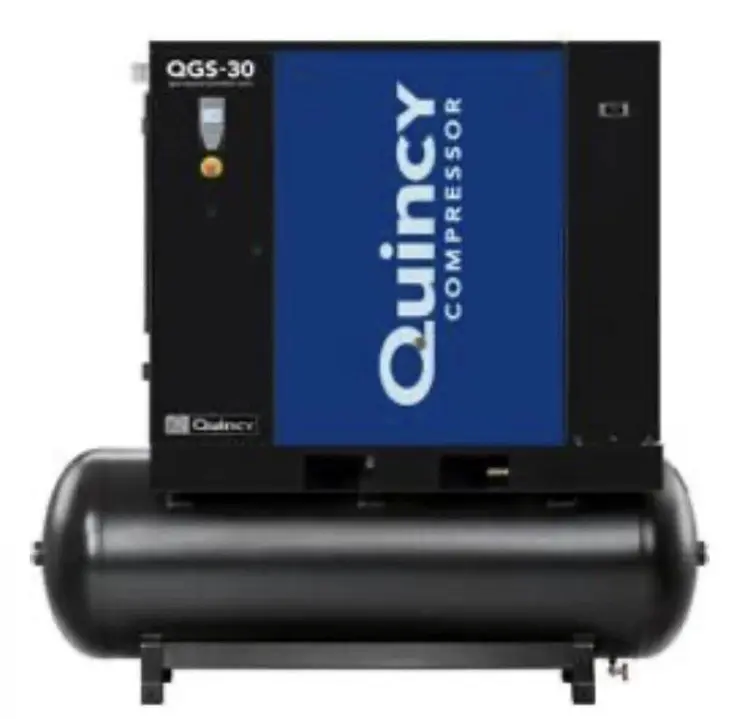 Used QUINCY QGS-30 Rotary Screw & Sliding Vane Air Compressors California US | Bay Line Tool #1314892