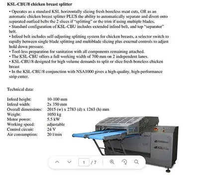 USED 2023 GRASSELLI KSL-CPU/8