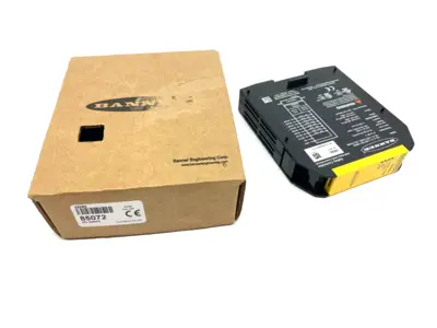 New | in-Stock BANNER ENGINEERING DUAL-CHANNEL SOLID-STATE SAFETY OUTPUT MODULE PLC Input & Output | Maverick Industrial Sales #1106028