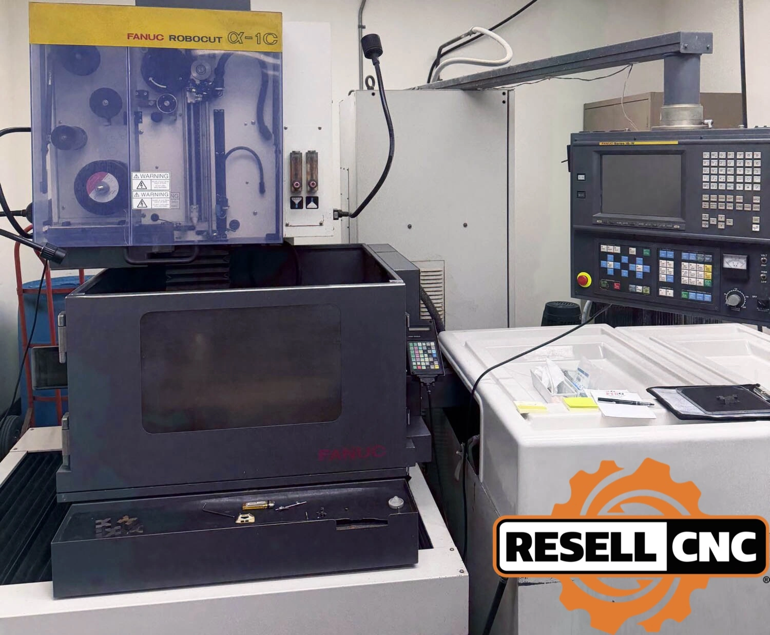 Used 1997 Fanuc Robocut Alpha-1C-S Wire EDM Florida US | Resell CNC #1545547