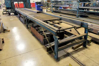42" X 360" INFEED ROLLER CONVEYOR: STOCK #23679