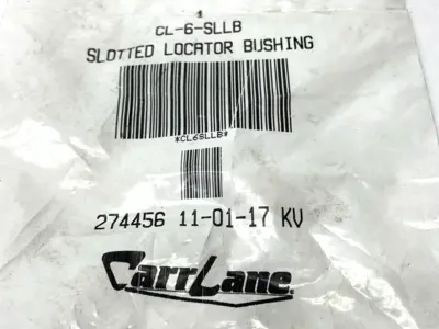 New | in-Stock Carr Lane Slotted Locator Bushing 1" Diameter, 3/8" Pin Diameter Drill Bushings Michigan US | Maverick Industrial Sales #1456799