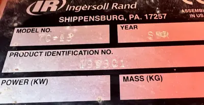 Used 2007 INGERSOLL-RAND TC-13 Trench Rollers Utah US | Proxy Equipment #1385365