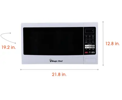 Magic Chef 1.6 CU. FT. COUNTERTOP COOKING IN WHITE