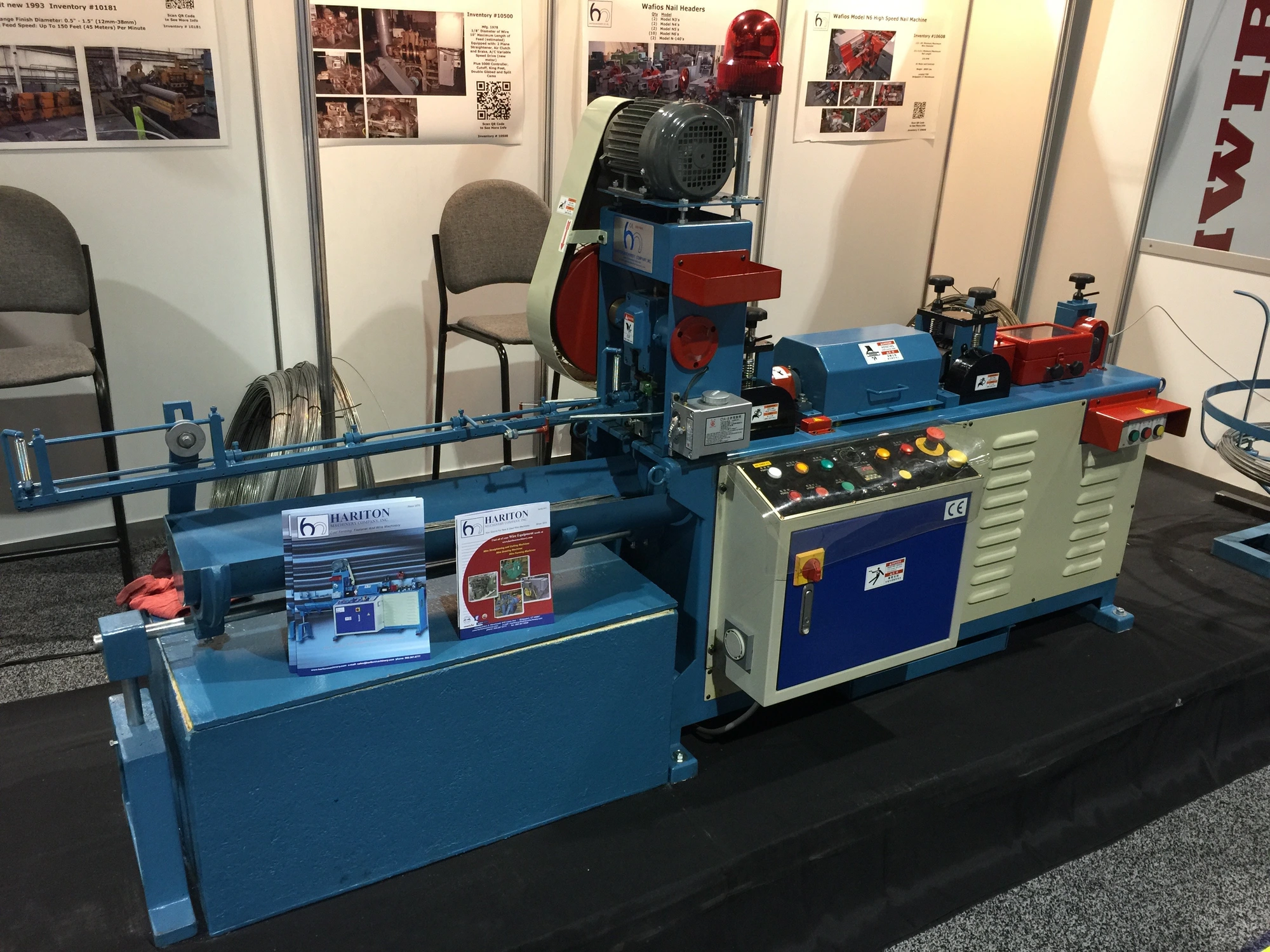 Hariton Model WSC-102A Automatic Wire Straightening and Cutting Machine