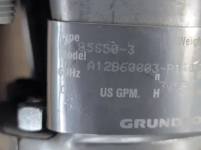 Used GRUNDFOS 85S50-3 Parts (Hydraulics and Pneumatics) British Columbia CA | Lenmark #837087