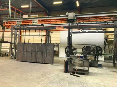 USED ESTEE POWDERCOATING LINE