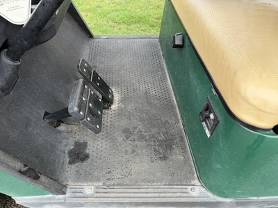 (1) 2015 E-Z-Go golf cart with a Kawasaki gas engine, includes canopy, fold-down windshield, and bal...