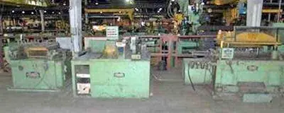 "C" PURLIN TOOLED - 9 STAND YODER ROLLFORMER LINE, 24" X 9" ARBORS: STOCK #21717