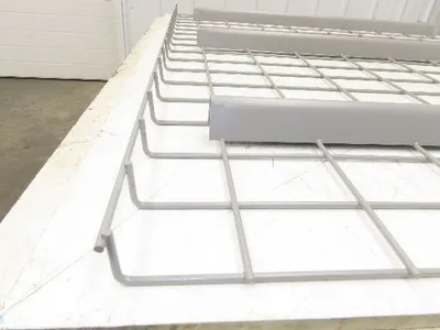 New Pallet Rack Wire Deck 36x46" Waterfall 3 Step Channel Racking 2500lb Mesh