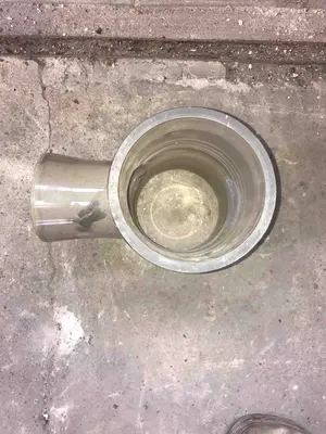 150mm Dia QVF Unequal Tee Pieces; PTU 6/4