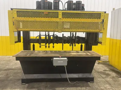 8 SPINDLE X 24" X 86" CEMCO MULTI-HEAD GANG DRILL & BORING MACHINE: STOCK #22927