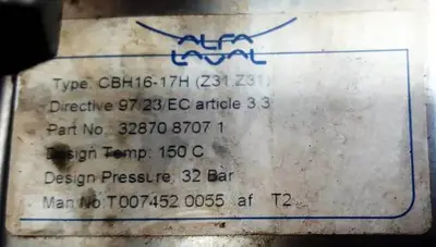 (2) Alfa-Laval BWPX 307 TGD-71 oil concentrator modules, SS.
