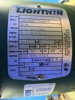 Used LIGHTNIN X5P75 Chemical & Process Equipment Ohio US | HGR 24 #1519917