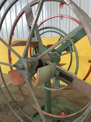 4.7" X .040" BRUDERER MODEL #12120B 19 ROLL PRECISION LEVELER & DOUBLE END UNCOILER: STOCK 13024
