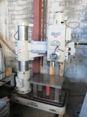 Ikeda Radial Drill 10″ Column 36″ Max. Spindle Centerline