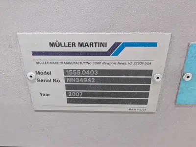 Used 2007 MULLER MARTINI BRAVO PLUS T SADDLE STITCHER Saddle Stitchers Illinois US | Capital Equipment Solutions #1319611