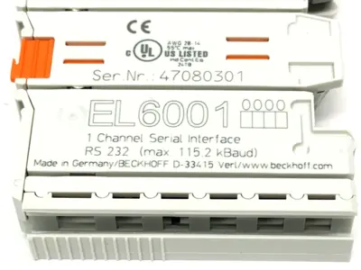 Used BECKHOFF EL6001 PLC Ethernet Equipment | Maverick Industrial Sales #1120140