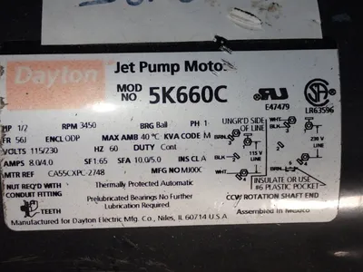USED DAYTON 5K660C