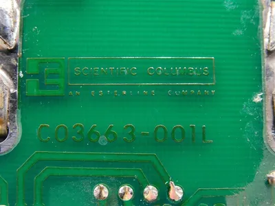 Scientific Columbus  C03663-001L 6-Slot Chassis Backplane and Power Supply
