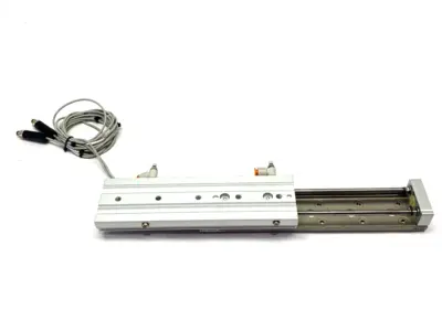 Used SMC High Precision Slide Pneumatic Cylinder 16mm Bore 125mm Stroke Pneumatic Cylinders Michigan US | Maverick Industrial Sales #1414277