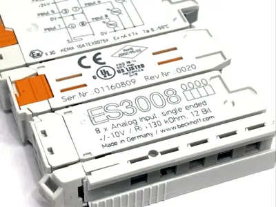Used Beckhoff ES3008 PLC Input & Output Michigan US | Maverick Industrial Sales #1502401