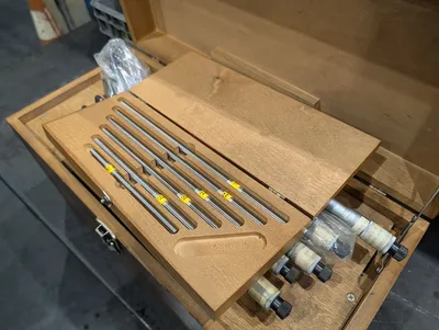 Starrett Outside Mic Set 5-6" thru 11-12" Complete Set