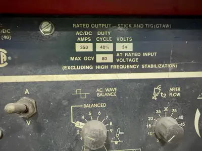 USED LINCOLN SQUAREWAVE TIG355