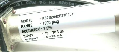 NEW ASHCROFT KS-7-S20-42-F2 TRANSDUCER 1000PSIG KS7S2042F2