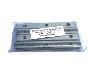 New | in-Stock BOSCH REXROTH LINEAR BALL GUIDE RAIL SECTION 165MM KSA-020-SNS-N-MA-AK Linear Guides Michigan US | Maverick Industrial Sales #1091963