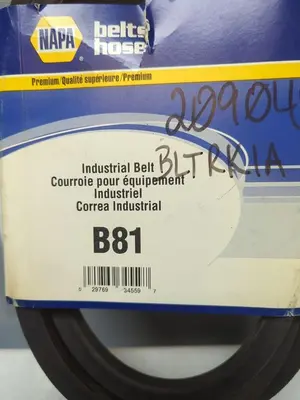 New | in-Stock NAPA B81 Belts Ohio US | Surplus Asset Holdings #1240467