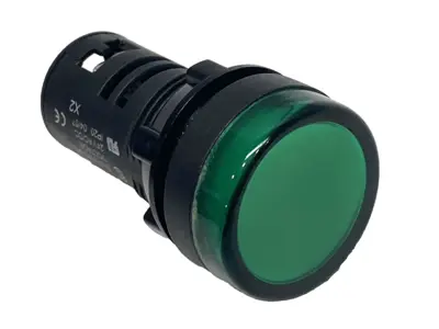 New | in-Stock AutomationDirect LED Indicator Light 22mm Green 24V AC/DC LOT OF 2 Light Source Equipment Michigan US | Maverick Industrial Sales #1399882