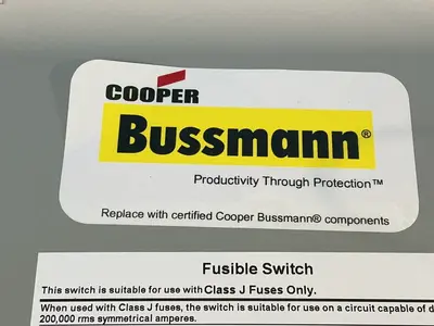 Used BUSSMANN PS6T48R1KGBF1Z Disconnects Ohio US | HGR 24 #1278517
