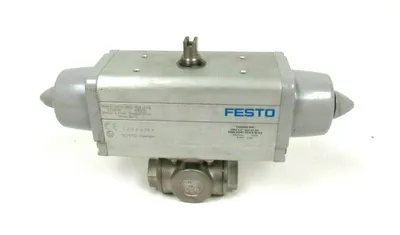 NEW FESTO 1915545 VALVE ACTUATOR VZBA-1/2"-GGG-63-32L-F0304-V4V4T-PS30-R-90-4-C