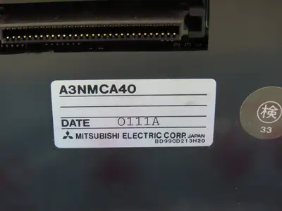 Mitsubishi A3NMCA-40 Melsec CPU Module Programmable Controller 2 Channel