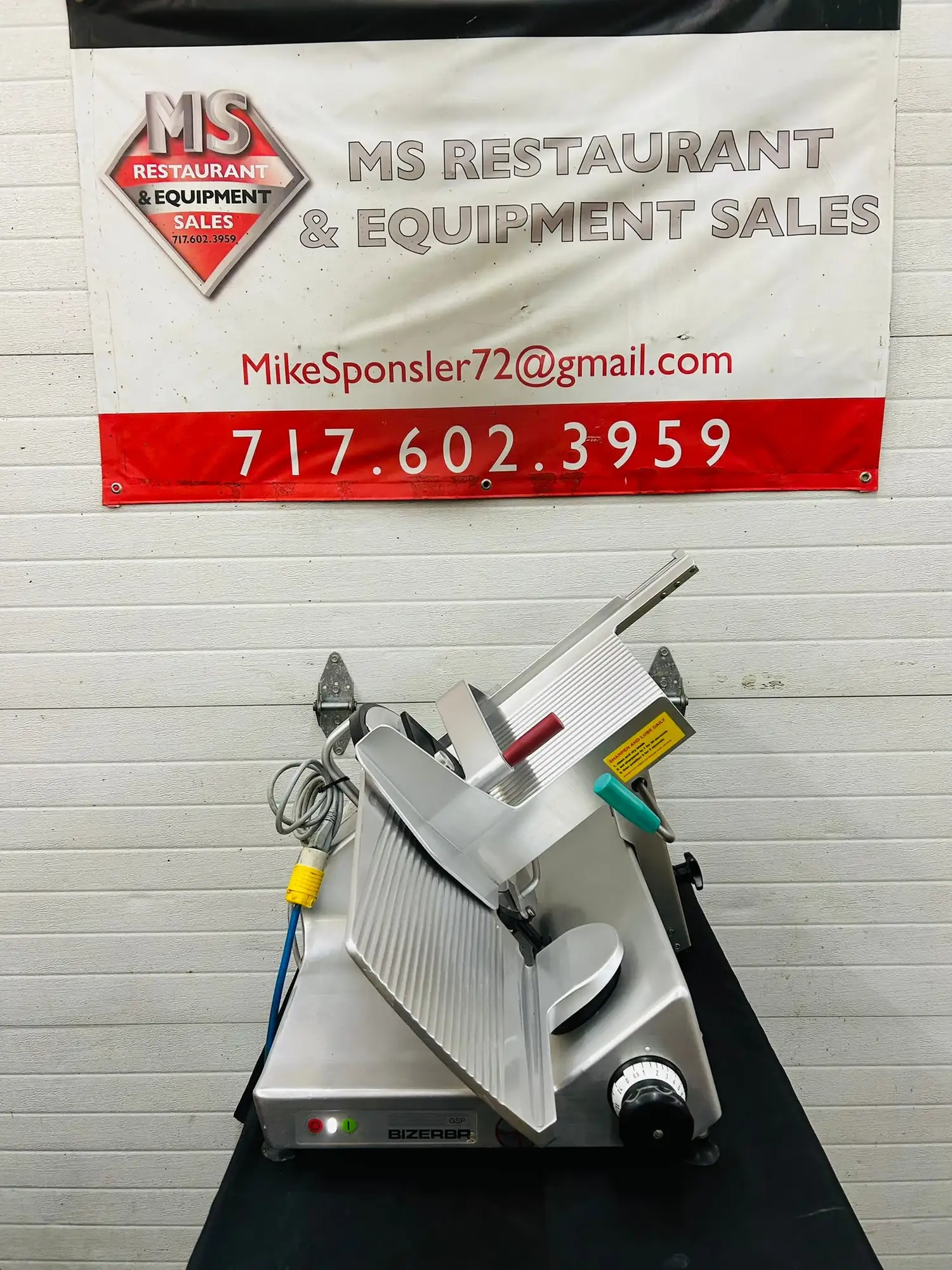 Bizerba GSPH Manual 2017 Deli Slicer Fully Refurbished Working