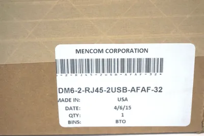 NEW MENCOM CORP. DM6-2-RJ45-2USB-AFAF-32 PROGRAMMING DEVICE DM62RJ452USBAFAF32